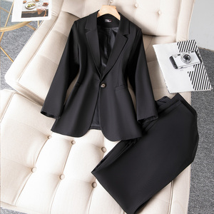 女式高档休闲西装外套 春夏专业七分袖工作服 - Product Image 3
