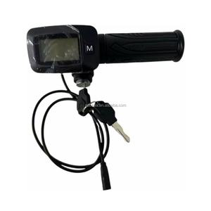 Tuttio Soleil 01 - Piezas de Bicicleta Eléctrica al por Mayor, Acelerador de Giro de 24V 36V 48V con Pantalla LCD y Bloqueo con Llave, Kit de Conversión para Bicicleta Eléctrica - Product Image 1