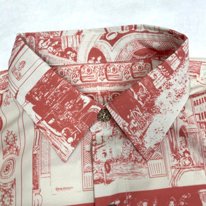 <span class=keywords><strong>Camicia</strong></span> a maglia a maniche corte stampata Casual da uomo per la primavera da viaggio o da spiaggia - Product Image 5