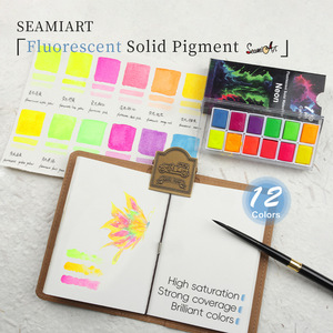 Pigments solides faits à la main pour la peinture et l'ombrage d'<span class=keywords><strong>art</strong></span> des ongles, aquarelle couleur pure, best-seller - Product Image 5