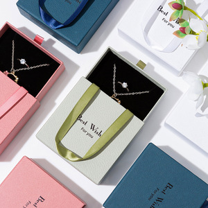Caja de <span class=keywords><strong>Regalo</strong></span> de Cartón de Lujo con Impresión Personalizada, con Cajón Extraíble, para Joyería, Anillos, Aretes - Product Image 6