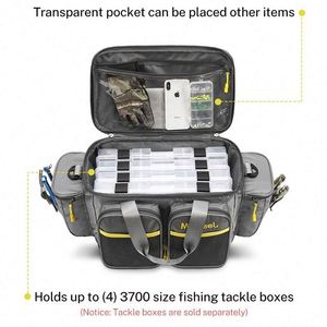 Échantillon Gratuit : Sac Organisateur de Moulinets de Pêche Surfcasting en PVC avec Porte-Canne pour Accessoires de Lancer Bassdash - Product Image 2
