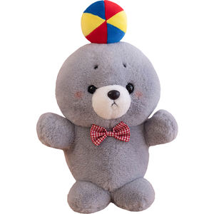 Super morbido sigillo <span class=keywords><strong>amico</strong></span> ricamato PP cotone peluche animale giocattolo per i bambini Stress sollievo <span class=keywords><strong>compagno</strong></span> - Product Image 1