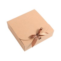 Boîte d'emballage en papier kraft brun arachide alimentaire créative Boîte d'emballage d'emballage en carton ondulé biodégradable pour vêtements