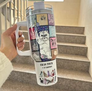 Venta al por Mayor de Vasos New Eras Tour de 40 oz, de Acero Inoxidable con Asa para Swiftes - Product Image 2