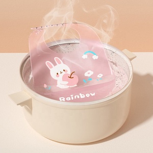 Tierthemen Silikon-Baby-Lätzchen Lebensmittelqualität Silikon BPA-frei Kinder-Silikon-Fütterungs-Baby-Lätzchen mit Speisenfänger - Product Image 5