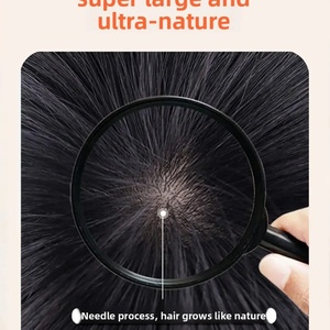 Pelucas cortas para mujer, pelucas onduladas naturales para mujer, Peluca de corte pixie de pelo de Color negro con flequillo, postizo para mujer - Product Image 5