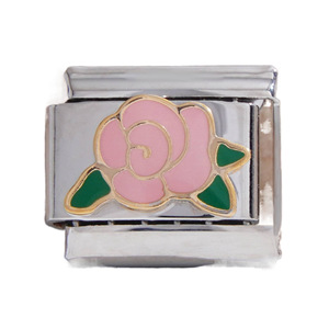 Pulsera Modular Italiana de Acero Inoxidable con Baño de Oro de 18K y Diseño de Flor para Mujer, Regalo, Joyería, Accesorio - Product Image 5