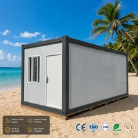 Maison conteneur préfabriquée démontable pour extérieur - Kits de maison modulaires en structure acier respirante, couleur et taille personnalisables