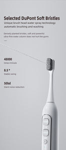 <span class=keywords><strong>Cepillo</strong></span> de <span class=keywords><strong>dientes</strong></span> inteligente recargable 3 en 1 Sensor de presión inteligente <span class=keywords><strong>Cepillo</strong></span> de <span class=keywords><strong>dientes</strong></span> eléctrico OEM amigable para viajes <span class=keywords><strong>con</strong></span> hilo dental - Product Image 5