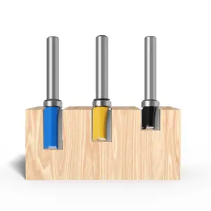 Hozly - Cabeça de corte para carpintaria, fresa, ferramentas de corte, ferro, liga de níquel, com rolamento, caixa reta, renda de estanho, 8 mm