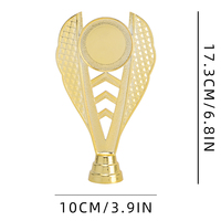 Figurine générique en plastique doré exquise, best-seller, pour trophée HP154