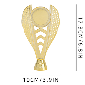 Figura Decorativa Genérica de Plástico Dorado de Primera <span class=keywords><strong>Calidad</strong></span>, Modelo HP154, Ideal para Trofeos - Product Image 5