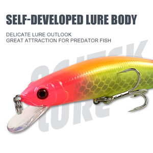 Leurres de pêche au vairon durs Pêche en mer à la traîne Leurre de gros gibier Appâts Wobler en plastique dur réaliste - Product Image 5