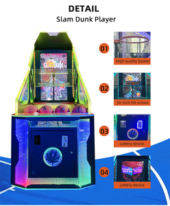 Funspace Machine de tir de <span class=keywords><strong>basket</strong></span>-ball vidéo d'arcade à monnayeur - Product Image 4