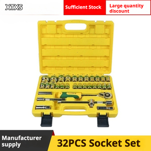 32PC / Domestic Socket Wrench Tool <strong>Set</strong> Car Repair Tool Box Combination - Product Image 2