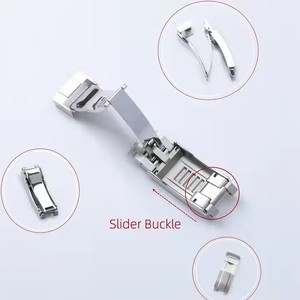 Boucle coulissante de luxe pour R-olex <span class=keywords><strong>Daytona</strong></span> sous boucles ajustées en <span class=keywords><strong>acier</strong></span> inoxydable fermoir de bracelet de montre bouton en métal 16*9mm - Product Image 4