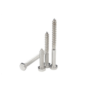 Tornillos hexagonales para madera Spot Supply, acero inoxidable 304, hexágono externo, punta puntiaguda, rosca para madera, autorroscantes M6 - Product Image 4