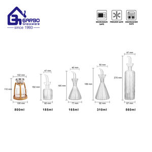 Ensemble de verres Tajine haute borosilicate 7 pièces ensembles de verres à boire design de décalcomanie marocaine aladins cruches ou pichets en forme de lampe tasse à thé - Product Image 5