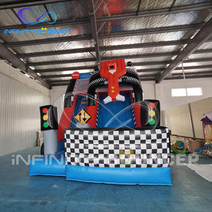 Infinity Party Rental Equipment Car Slide Inflable Dry Slide Race Car Slides para Party Rental - Product Image 6