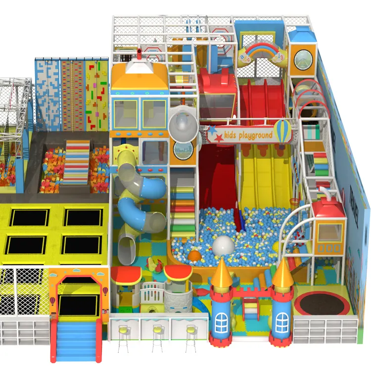 Safety Children Indoor Playground Family Fun For Candy Series