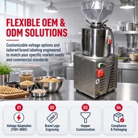 Pulvérisateur électrique 1000g de céréales moulin commercial sec pour soja maïs herbes noix et épices