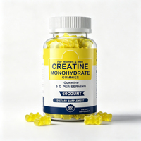 Complément alimentaire en gommes pour adultes à marque privée, créatine monohydrate, collagène, antioxydant, pour l'énergie, la musculation et le soutien immunitaire