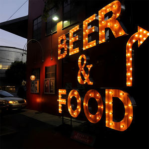 Letras iluminadas de 15 "a Z y letras iluminadas por Led para letrero de marquesina - Product Image 1