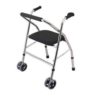Stable <b>Walker</b> for <b>Elderly</b> Walking Stand Foldable Easy Control Walking Aids Medical <b>Walkers</b> Equipment - Product Image 1