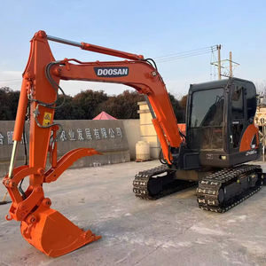Escavatore Usato Originale Doosan DX60 dalla Corea Mini Escavatore Doosan con Pattini in Gomma Pinza Idraulica e Attacco Rapido di Alta Qualità - Product Image 1