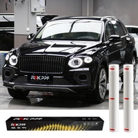 Film de protection de peinture Black Tech Nano TPU PPF 12mil immédiatement auto-cicatrisant, film de carrosserie de voiture idéal pour le camping et les longs voyages