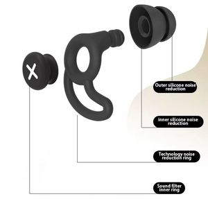 Tapones para los Oídos Inflables de Silicona de Alta Calidad, Reutilizables, Impermeables, con Cancelación de Ruido, Personalizados con Música, para Dormir y Conciertos - Product Image 3