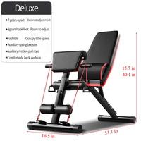 Chaise de musculation pliable TOPKO pour la maison, banc de musculation réglable pour exercices de fitness, abdominaux et levée de poids