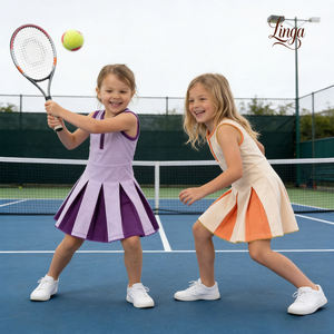 <span class=keywords><strong>Vestido</strong></span> de Yoga para Niñas, Tendencia 2026, Sin Mangas, para Fiestas, Deportivo, de Secado Rápido, Diseño Personalizado, Envío Rápido, Compra al por Mayor, OEM - Product Image 1