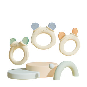 Juguete de Silicona Suave para Bebés, Mordedor con Forma de Oso, Grado Alimenticio, para 0-24 <span class=keywords><strong>Meses</strong></span> - Product Image 3