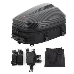 Équipement de vélo de terre Sac arrière Sac de siège arrière rigide ABS étanche Sac de casque Sac à dos - Product Image 1