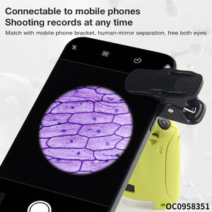 Ensemble de mini <span class=keywords><strong>microscope</strong></span> de dessin animé de science biologique jouet pour enfants avec support de téléphone - Product Image 5