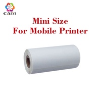 Imprimante mobile d'étiquettes en papier thermique direct avec autocollant adhésif portable avec étiquettes d'expédition mobile de 19mm ou 3/4 "Core