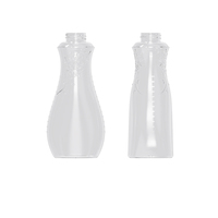 Coque de bouteille PETG incurvée gaufrée vide Choebe, écologique, avec logo personnalisé, pour emballage cosmétique (shampoing, lotion, soins de la peau)