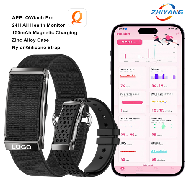 DS10 Screenless Smart Health Bracelet Activity Fitness Tracker Outdoor Sports 1ATM Waterproof 11-30 Days Battery Life Smart Band