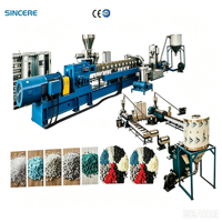Machine de granulation de plastique PP PE HDPE LDPE LLDPE, machine de fabrication de granulés, machine de recyclage