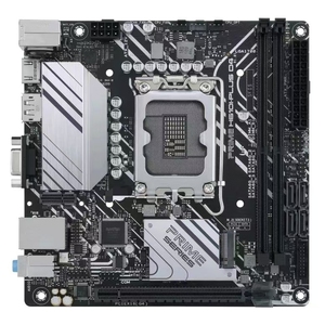 Carte mère PRIME H610I PLUS D4 LGA1700 Mini-ITX DDR4 M.2 SATA3 compatible avec les processeurs Intel de 12e et 13e génération pour ordinateur de bureau - Product Image 2