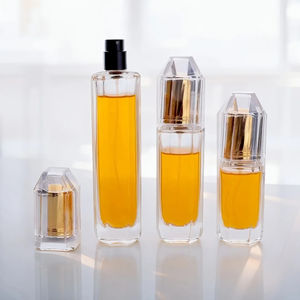 Venta al por mayor de fábrica Deluxe 30ml 50ml 80ml Botella de perfume de vidrio cilíndrica vacía reciclable con rociador de niebla fina - Product Image 4