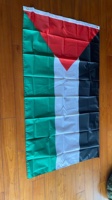 Drapeau de la Palestine décoré 3x2 Free Gaza Palestinian Freedom 3x5 Flag National Flag
