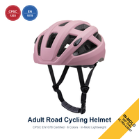Casque de vélo pour adulte certifié CPSC et CE, 280g, 12 aérations, visière magnétique en PC moulé, éclairage LED arrière, taille L, 4 couleurs, OEM ODM