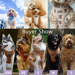 Personalized Designer Sherpha Teddy Set Pet Collars & <b>Leashes</b> <b>Leash</b> No Pull Custom <b>Dog</b> Harness Manufacturer - Product Image 4