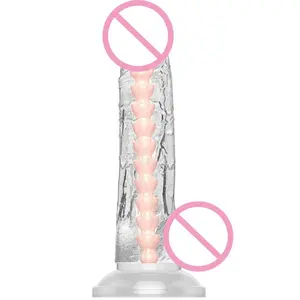 crystal penis with keel can be bent at will adult female silicone sex toy with dildo