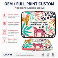 Sac d'ordinateur en néoprène personnalisé, protection pour ordinateur portable, taille MacBook, avec patch logo en caoutchouc, pour cadeaux universitaires, fournisseur OEM