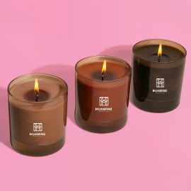 Bán Buôn Nhãn Hiệu Riêng Mạnh Mẽ Năng Lượng Cà Phê Hương Thơm Chất Lượng Cao Thủy Tinh Màu Nâu <span class=keywords><strong>Ccup</strong></span> Sáp Đậu Nành Nến Thơm Với Gỗ Nắp - Product Image 6