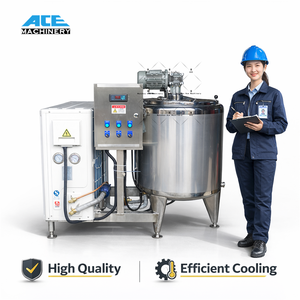 Machine automatique de pasteurisation du lait liquide avec réfrigérateur, prix usine, dotée de composants essentiels : moteur et roulement - Product Image 1